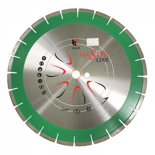 Круг сегментный алмазный гранит Master Line 400*3,2*10*25,4/20 DIAM